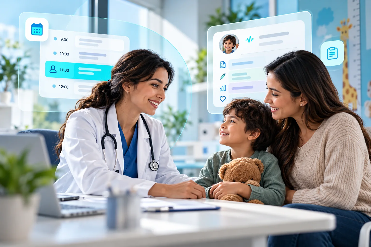Profesional de la salud durante la consulta (imagen conceptual)